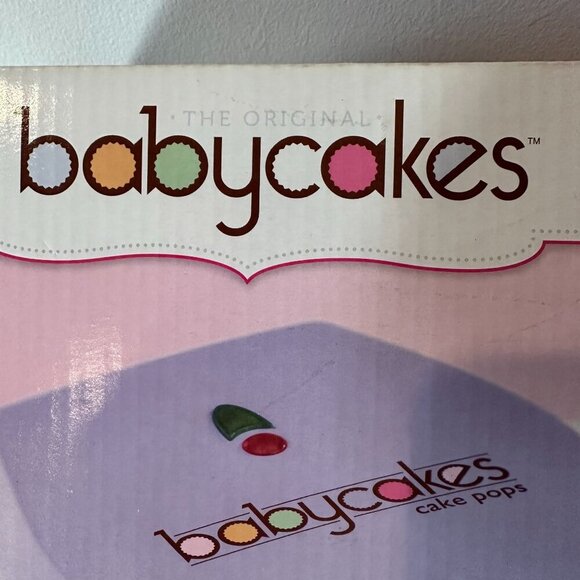 Babycakes Cake Pop Maker CP-70 Purple Nonstick Fork Recipes NEW Donut Holes - Picture 5 of 10